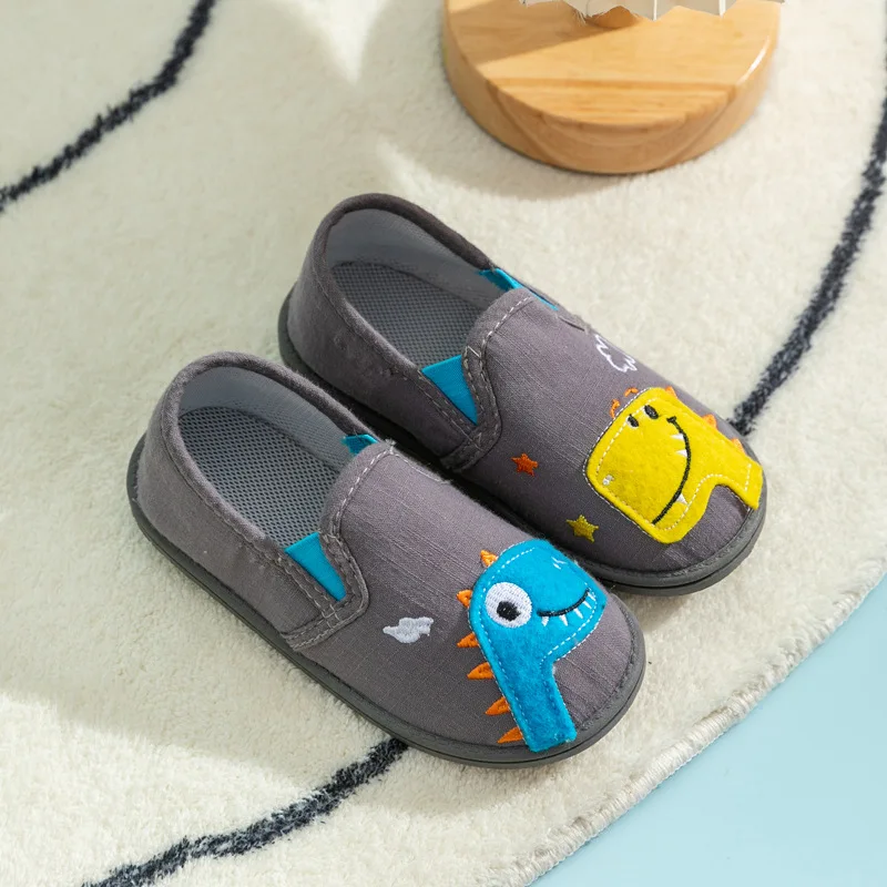 Sweet Girls Boys Home Soft Slippers Anti Skid Children Kids Cute Cat Indoor Floor Soft Shoes Flat Footwear Zapatos Nina