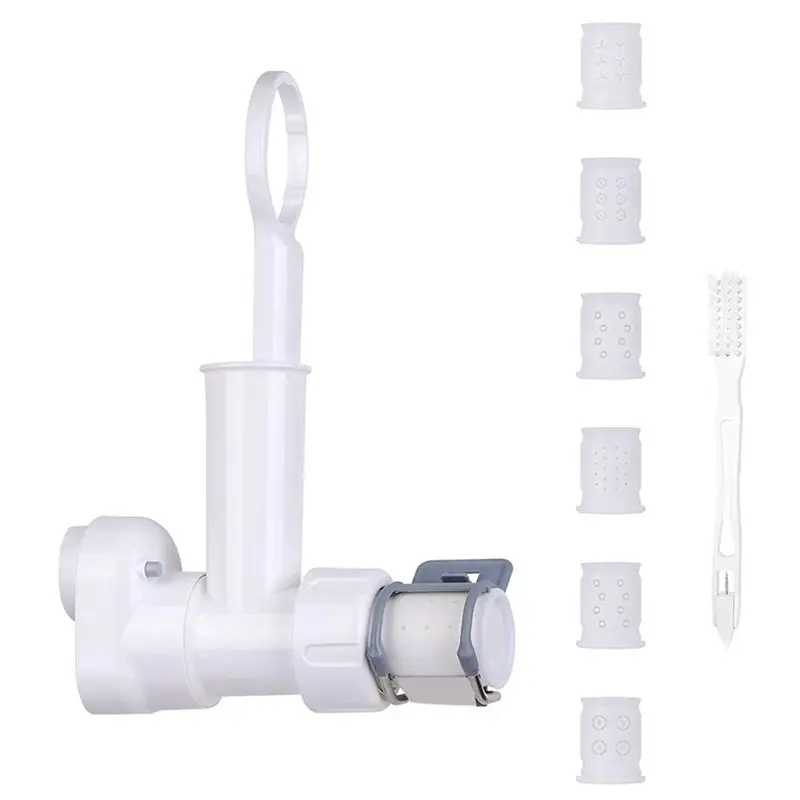 

A21Q -Mixer Accessories Parts Accessory For Kitchenaid Stand Mixer With 6 Different Shapes Of Pasta Outlet Durable Pasta Attachm