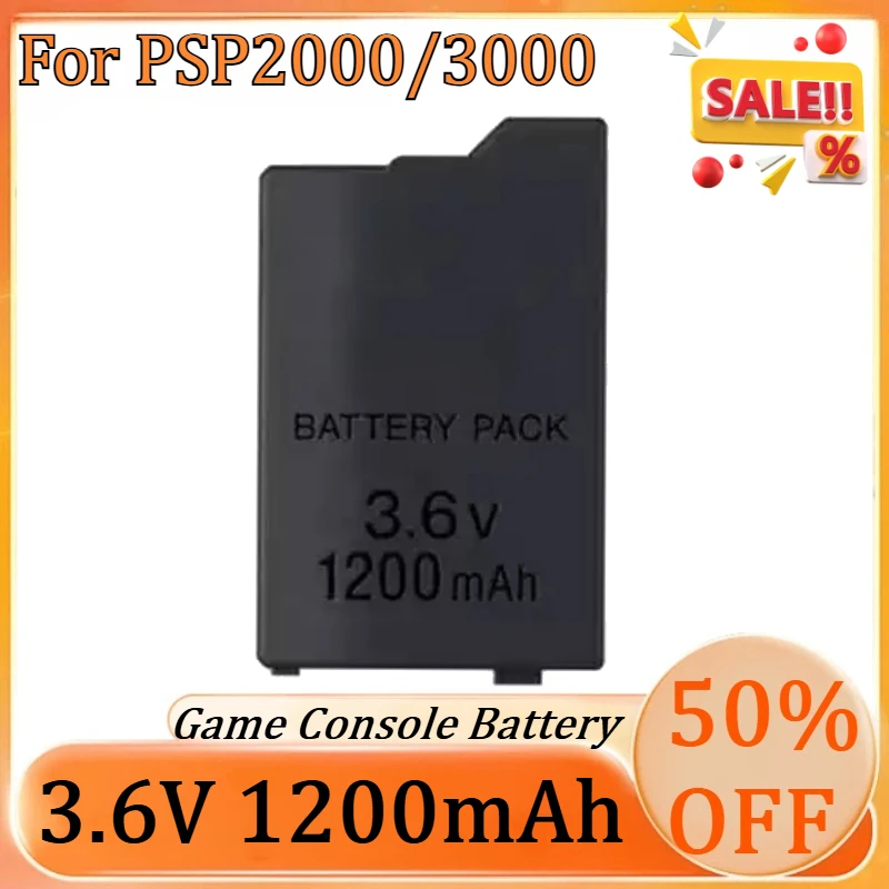 

New 3.6V 1200mAh for Sony PSP PSP2000/3000 High Quality Battery for PSP2000/3000 Game Console Battery