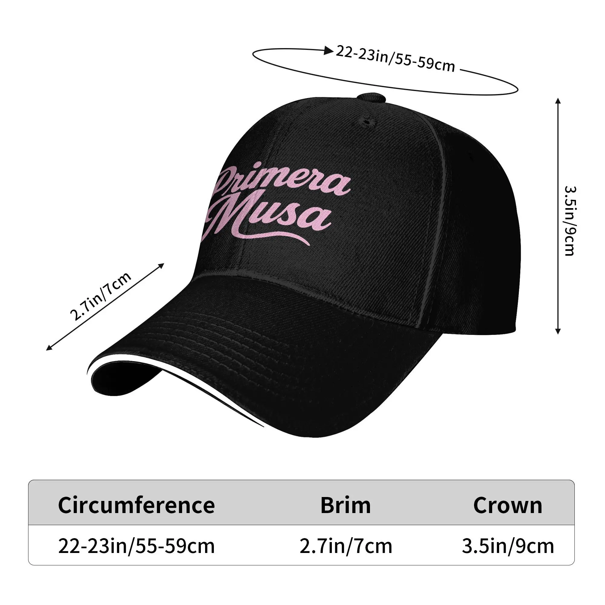 Raper Omar Courtz  Sun Baseball Cap Primera Musa 2025 Summer Casual Trucker Hat For Women Men Outdoor Sports Snapback Cap