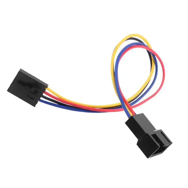 5Pin Female to 4pin PWM Fan Adapter Cable Dell CPU Fan Converter Cable for Dell Moterboards 20cm 1007 22AWG Wire with Sleeve