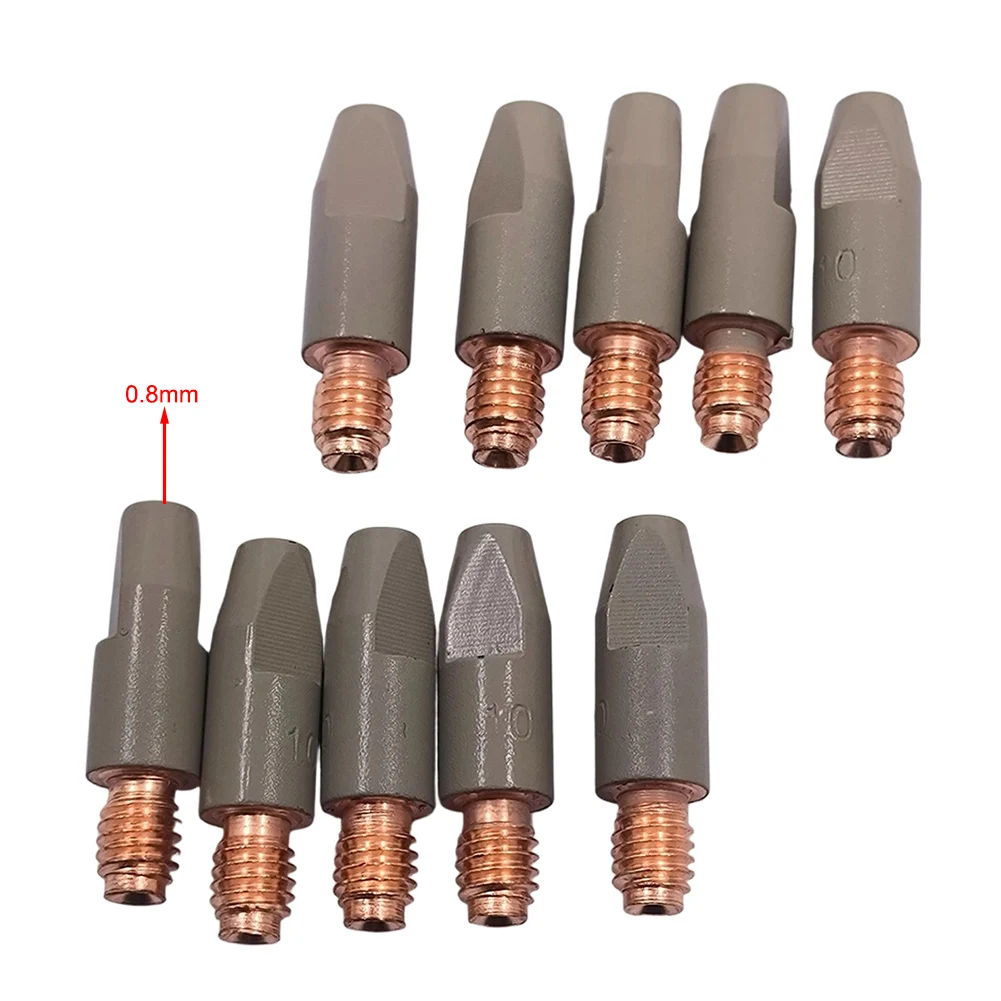 Welding Contact Tips For 24KD Welding Torches Coating Protect Gas Nozzle Tip 0.8/0.9/1.0/1.2mm MIG/MAG Gas Shielded Welding Kit
