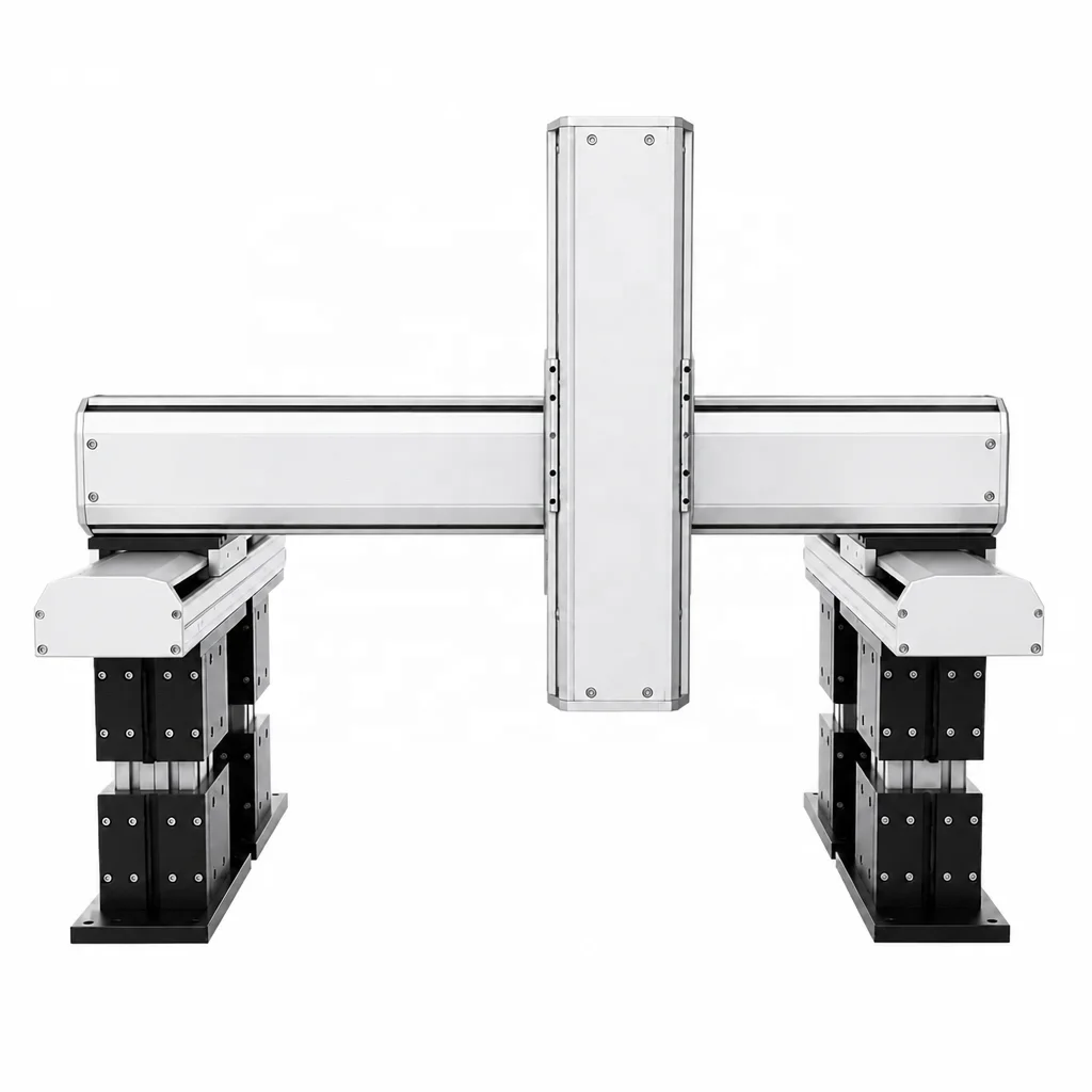 3-axis Aluminum Gear-Driven Stage Motor/Engine Engraving Machine Gantry System Linear Robot  Motion System 0.02mm Accuracy