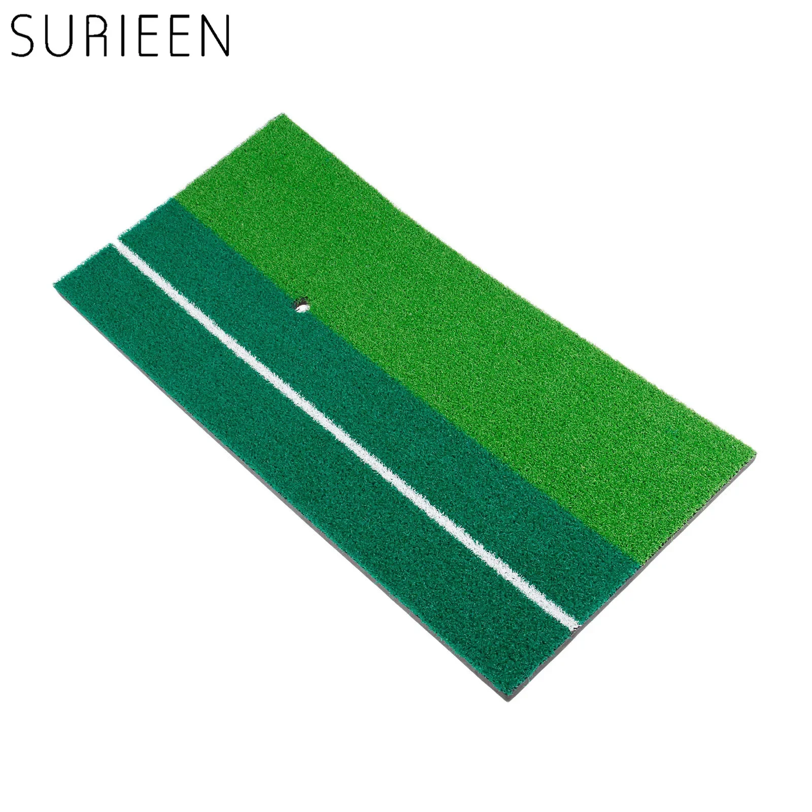 SURIEEN Golf Mat 60x30cm 12x24" Nylon Grass Oxford Tee Holder Easy To Carry Residential Golf Training Hitting Pad Golf Accessory