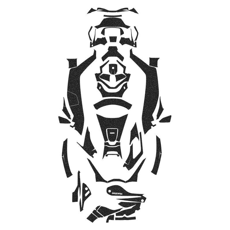 For Haojue UFR150 Heavy-Duty Armor Decals Weatherproof Easy-Install Body Fuel Tank Modification Stickers