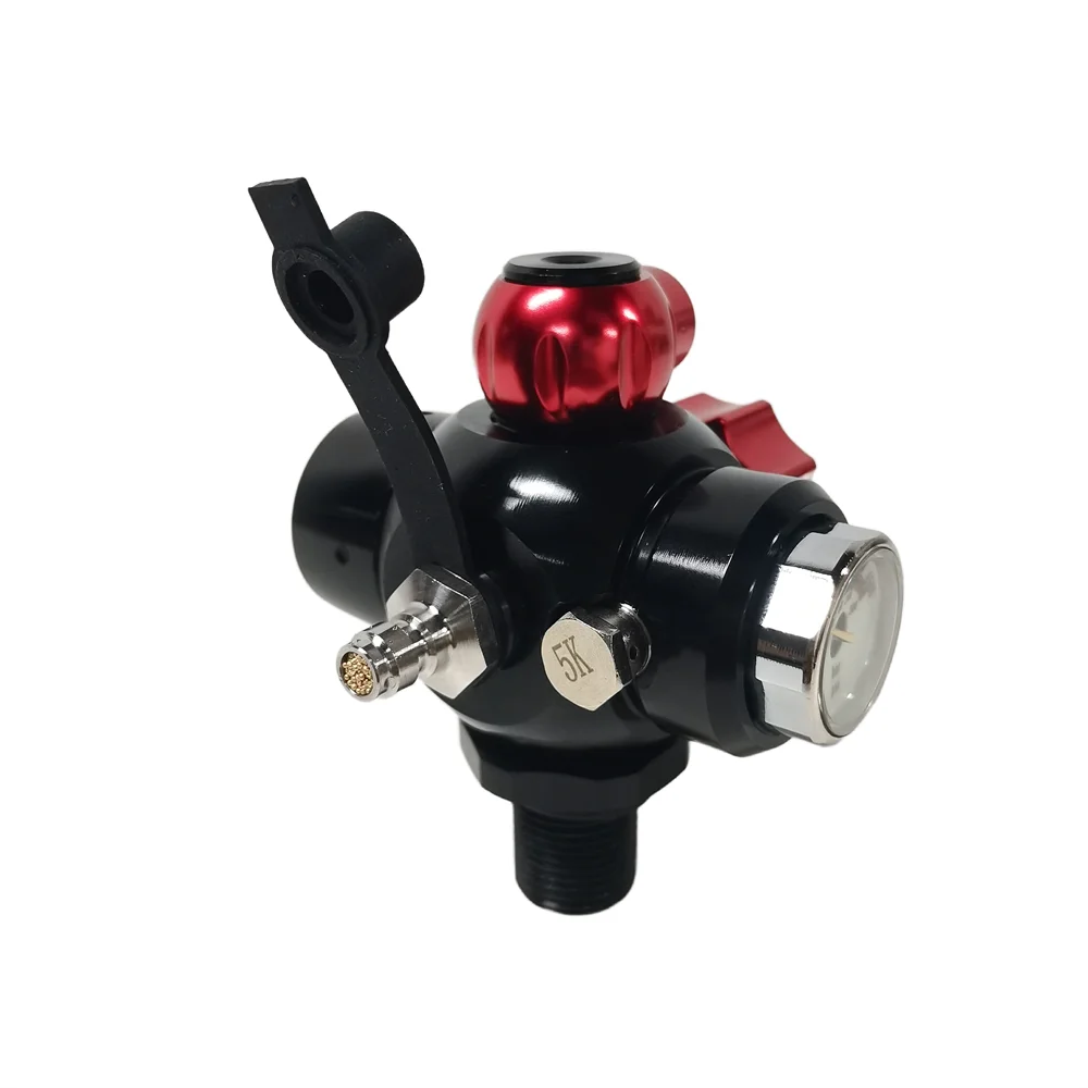 Silvery 200bar Scuba Diving Valve lega di alluminio M18x1.5 3000PSI valvola di riduzione della pressione di primo livello per bombola di ossigeno