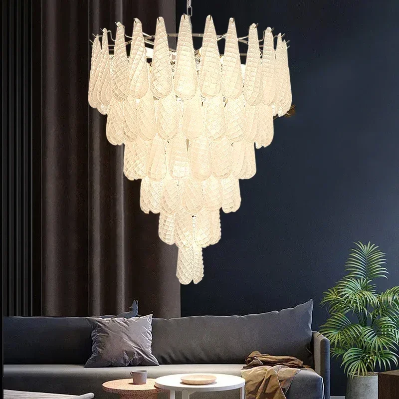 

Luxury Crystal Chandelier For Living Room Led Home Decor Indoor Lighting Modern Kitchen Hanging Lamp Round Cristal Lustre