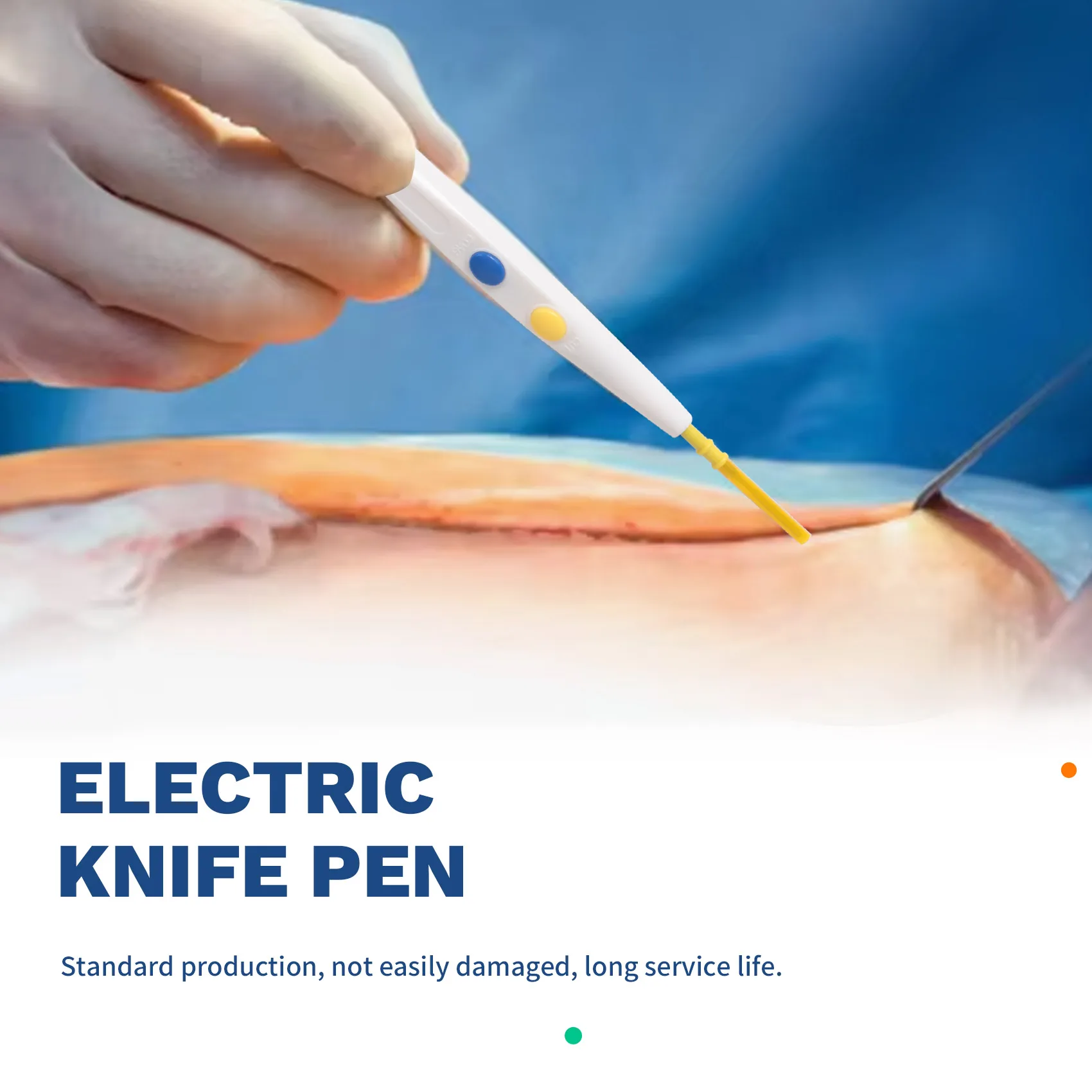 [POPULAR OFFER]10Pcs Disposable Surgery ESU Pencil, High Frequency Unipolar Electrosurgery LEEP Electric Knife Pen