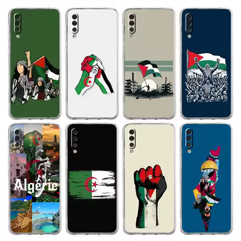 Phone Case For Samsung A26 A36 A56 A54 A52 A50 A70 A40 A20S A12 A14 A16 A22 A24 A42 A34 A32 5G A04s A06 5G Cover Algeria Flag