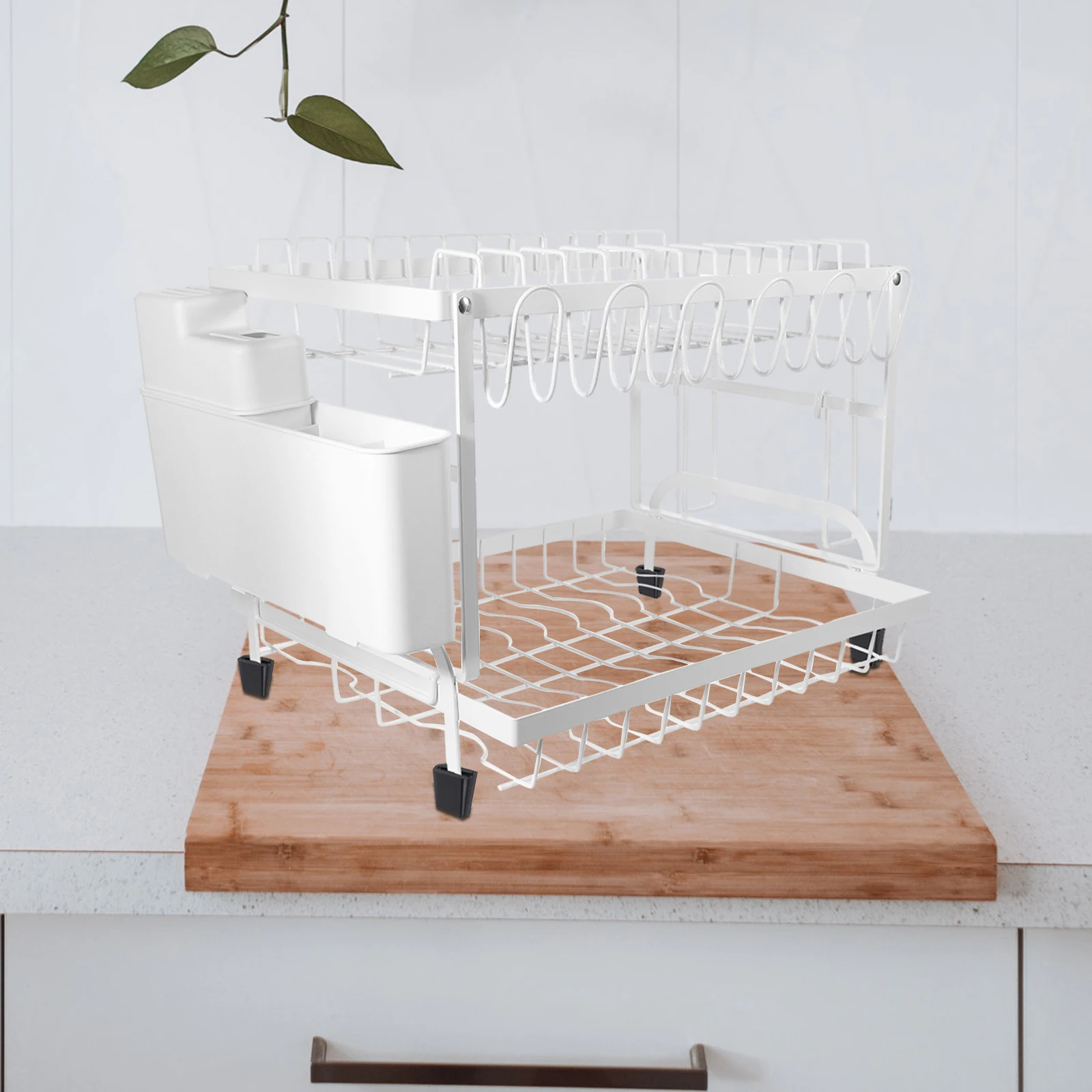 

4pcs Sink Rack Feet Protectors Durable Rubber Legs Non Slip Kitchen Drain Grate Stable Support Universal Fit Storage