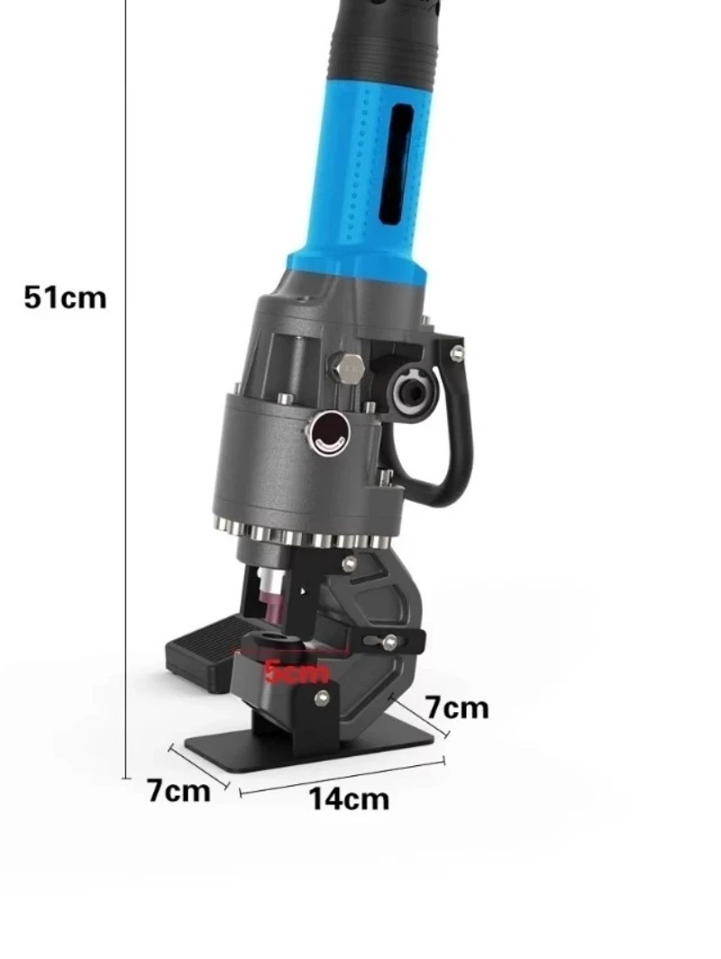 16t Hydraulic Punching Machine, Electric Angle Steel Channel Steel Drilling Tool, Portable Small Angle Iron Drilling Tool