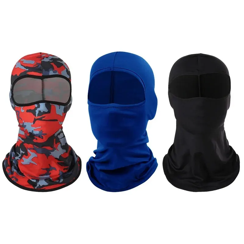 Sports Ice Silk Sunscreen Mask Windproof Dustproof Masked Hood Riding Headcovers Sports Bandana Breathable Riding Masks