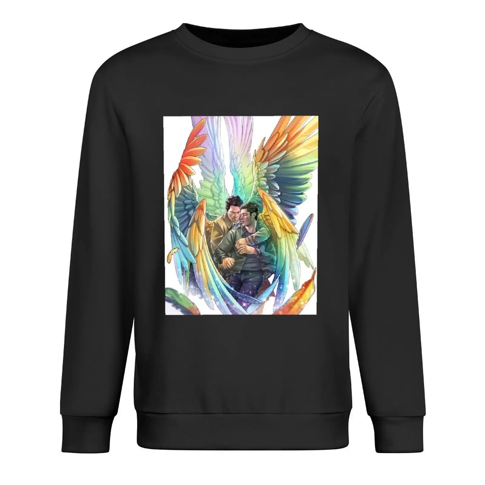 

Destiel Rainbows Pullover blouse tracksuits anime clothing autumn new products hooded sweatshirt for men