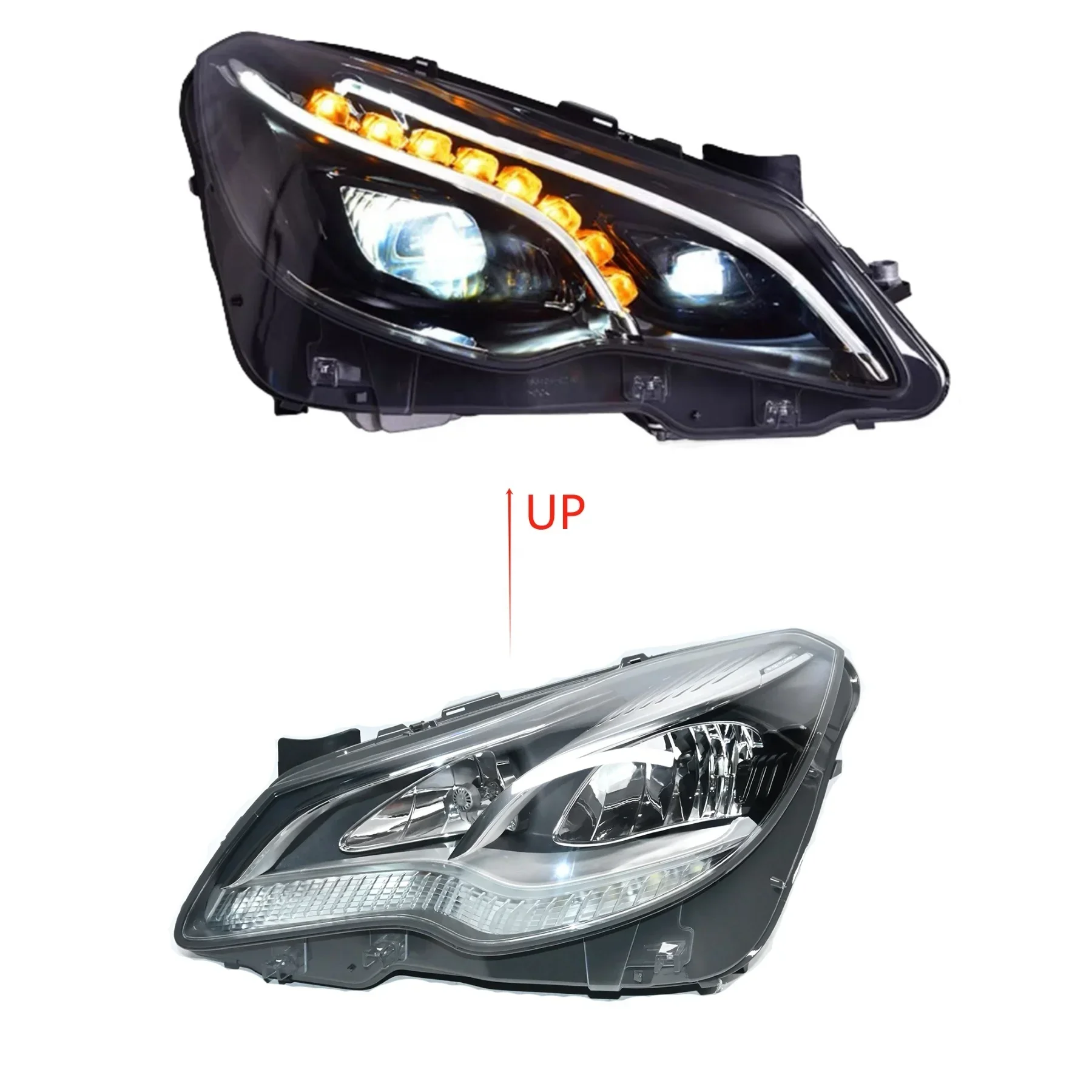 High Quality W207 Modified LED Headlights For Mercedes Benz E Class W207 Coupe E400 E260 E300 2010-2017 Upgrade LED Headlight