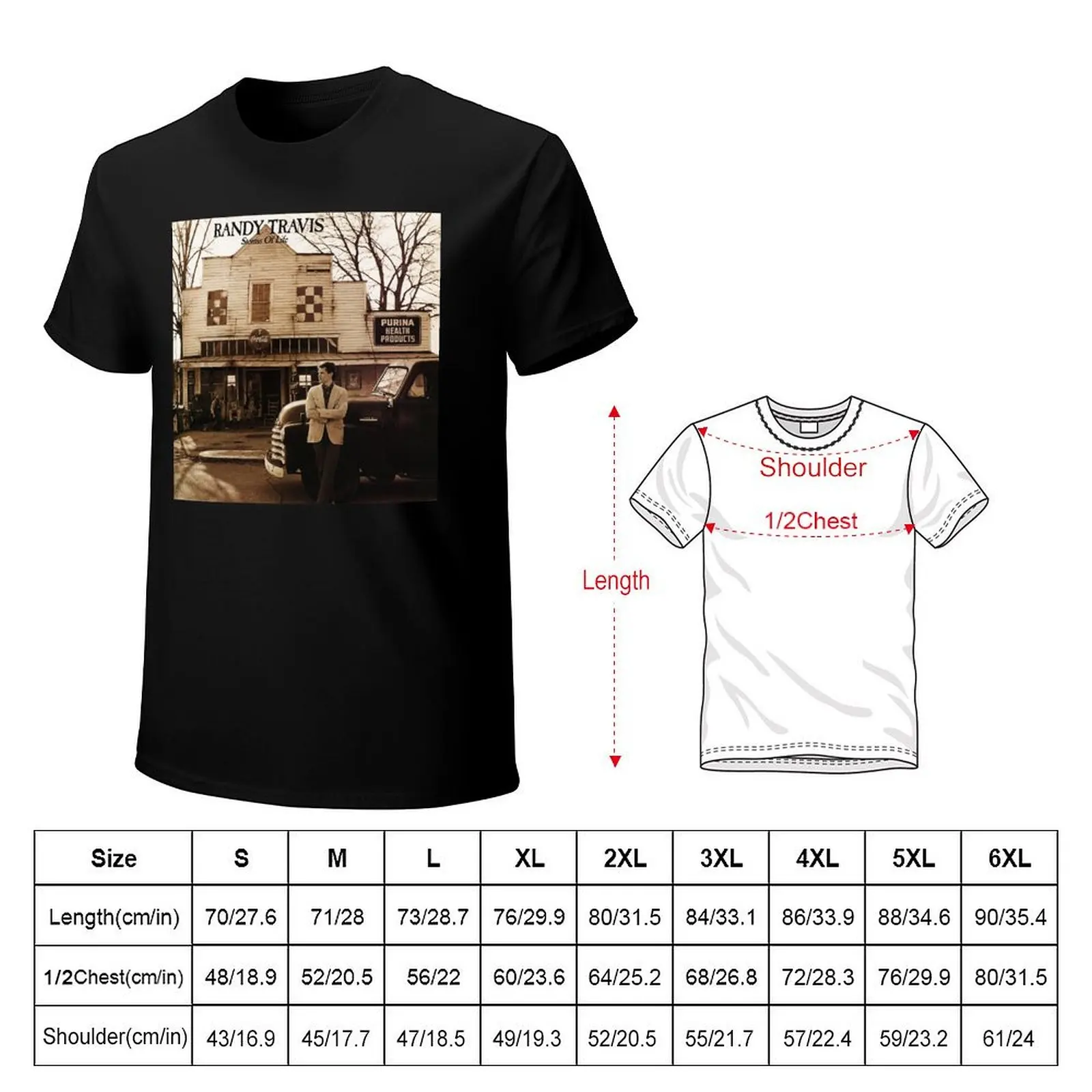 Storms Of Life Randy Travis T-Shirt man t shirt graphic T-Shirt