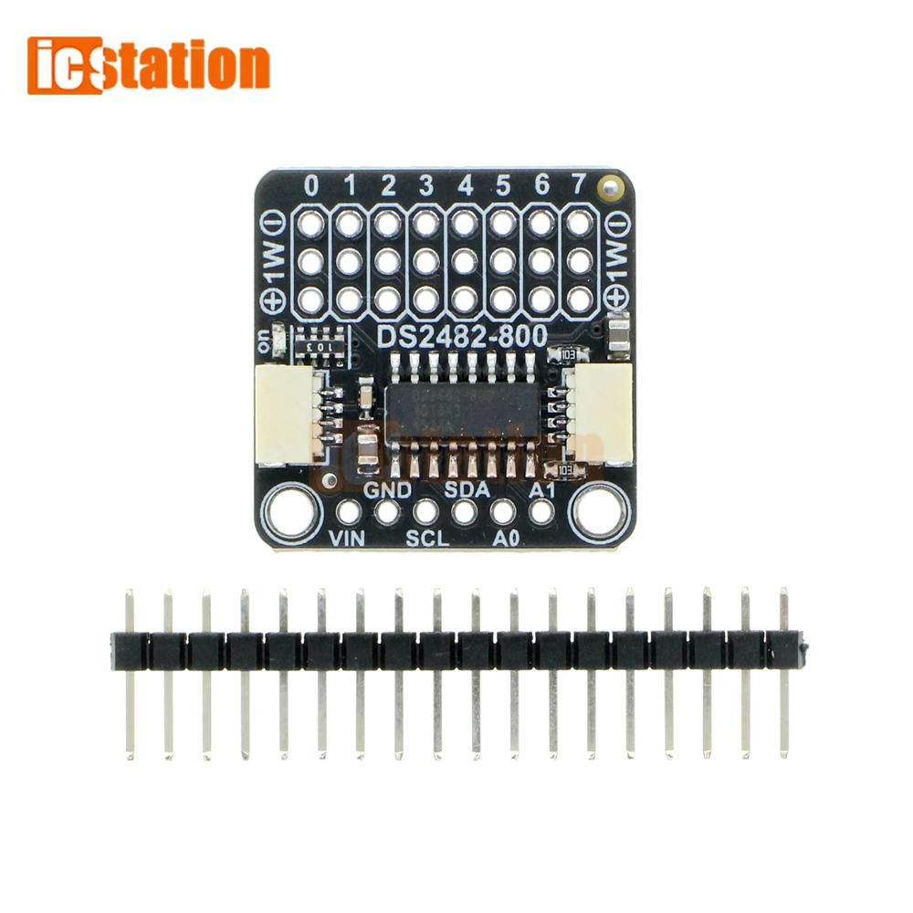 DS2482S-800 8 Channel I2C to 1-Wire Bus Adapter - STEMMA QT / Qwiic