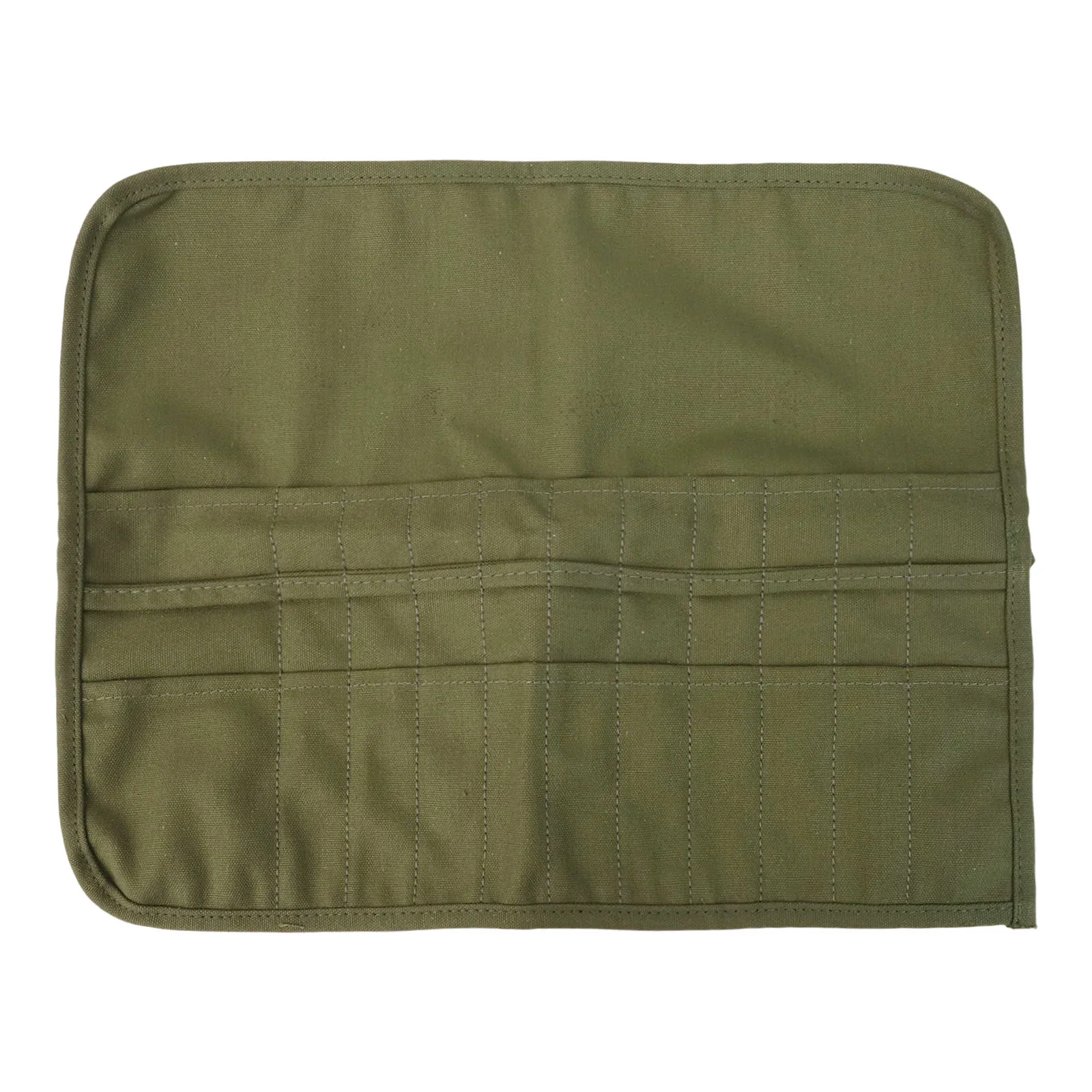 17*20*2 Cm Paintbrush Storage Bag Compact Painting Accessories Multi-purpose Bag Multiple Brush Slots Robust Fabric Construction