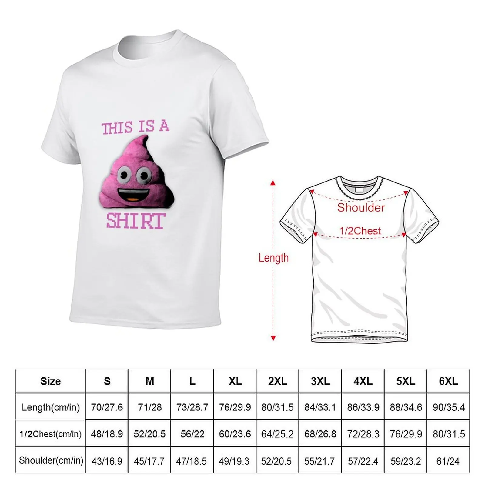 THIS IS A POOP SHIRT T-Shirt vintage anime shirt summer top oversized t shirts for men