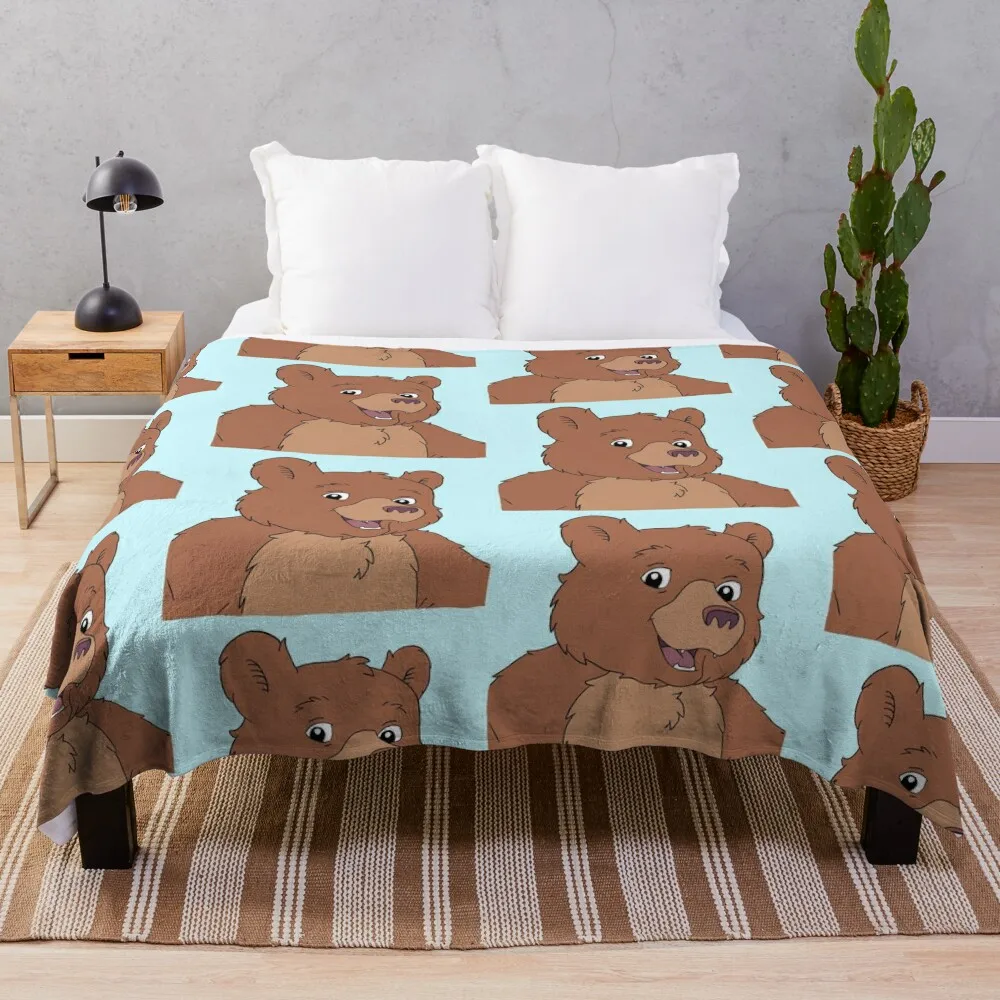 Little Bear Throw Blanket Bed Fashionable manga Decorative Throw Blankets