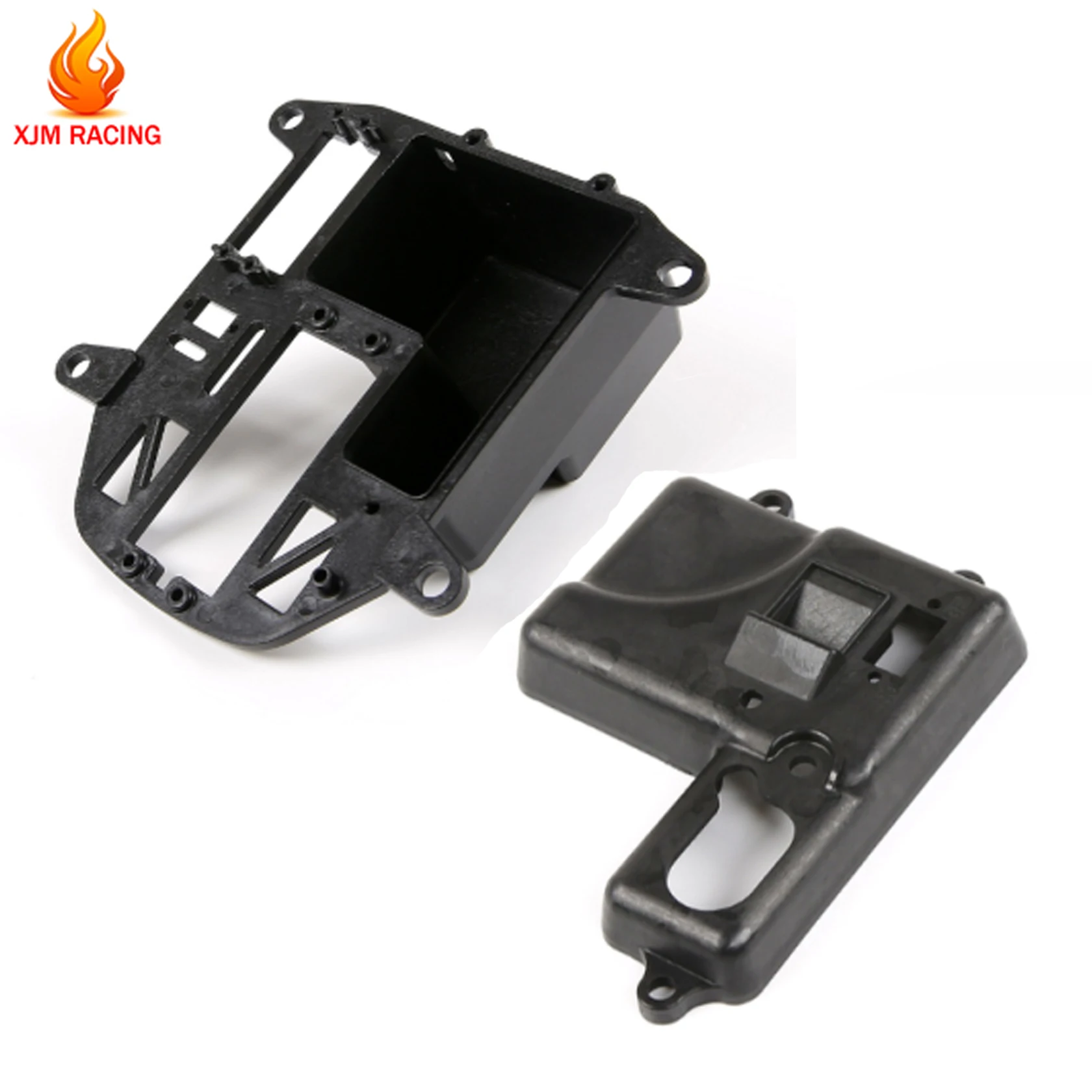 Plastic Symmetrische Stuurbatterij Case of Servo Beugel voor 1/5 Hpi Rovan Kingmotor Baja 5b 5t 5sc Rc Auto Onderdelen