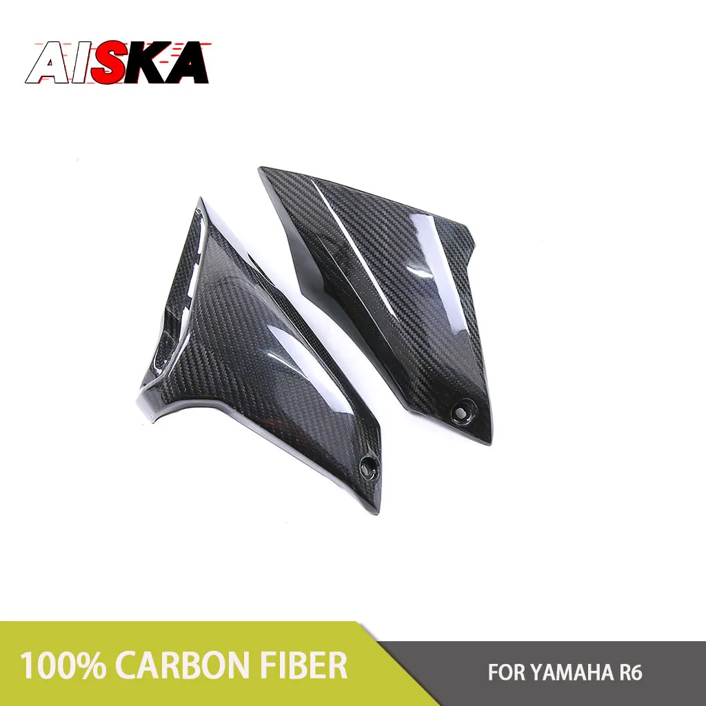 2017 - 2019 100% Full 3k Pure Carbon Fiber Motorcycle Air Intake Fairings Tank Side Cover For YAMAHA YZF MT-09 MT-09  FZ09 FZ-09