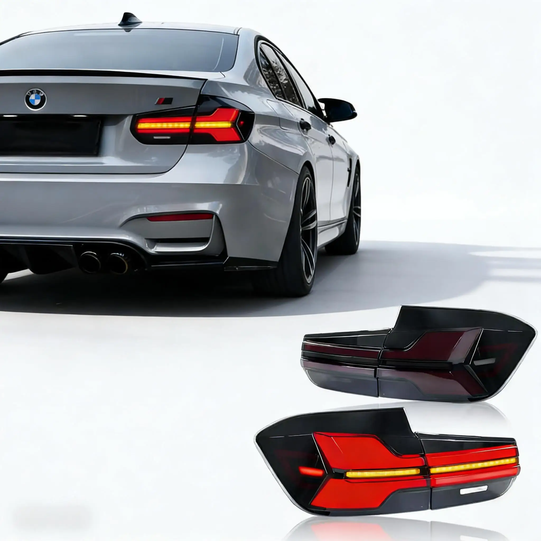 

Светодиодный задний фонарь для BMW 3 серии F30 F35 2013-2018, обновление в стиле X5, динамические ДХО, автоаксессуары