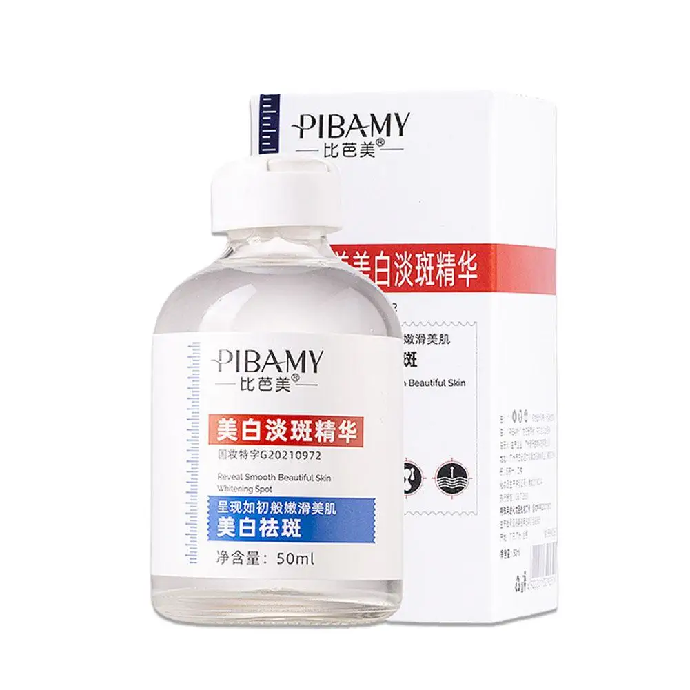 Pibamy Black Spot Remover Chino Vitamin C Face Serum For Freckles For Women Men Blemish Anti-Wrinkle Essence Skin Care 50ml G2M0