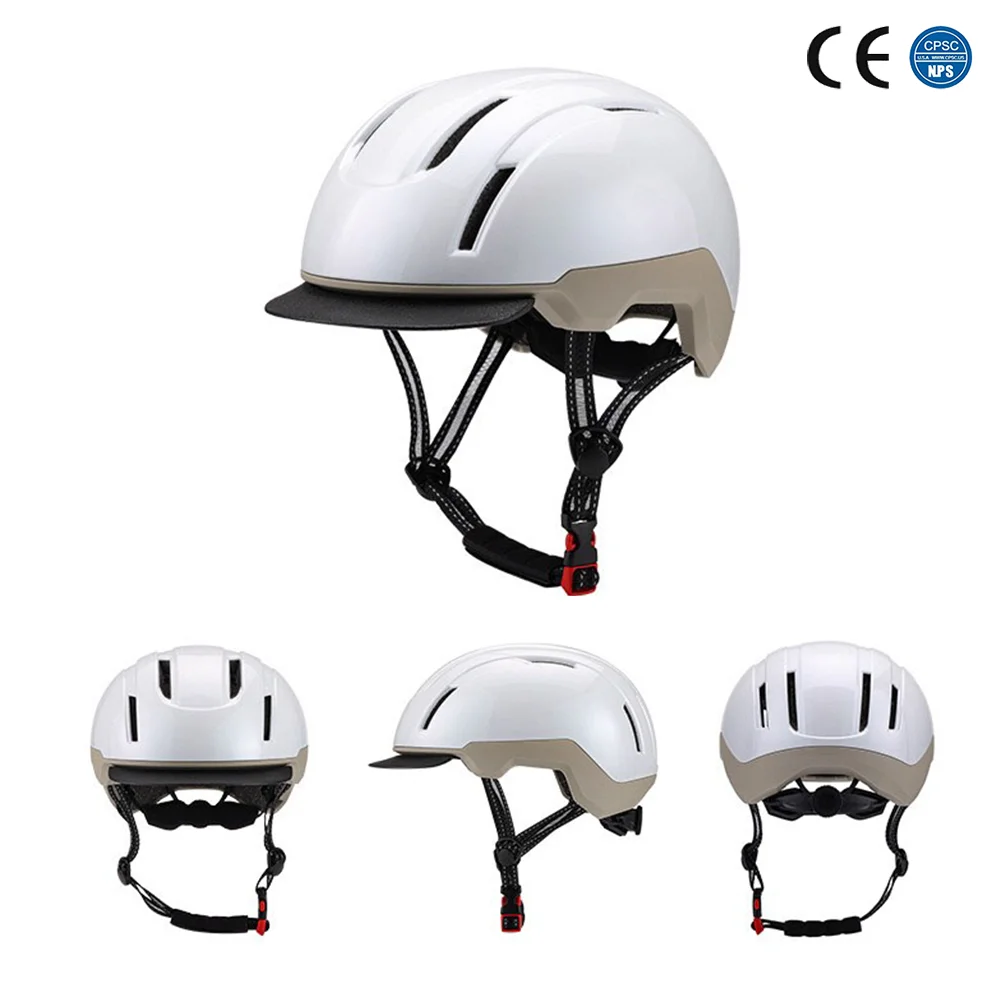 Ultralight Road Cycling Helmet For Man And Women Outdoor City Commuting Bicycle Helmet Sports Leisure Safety Helmet Scooter Cap