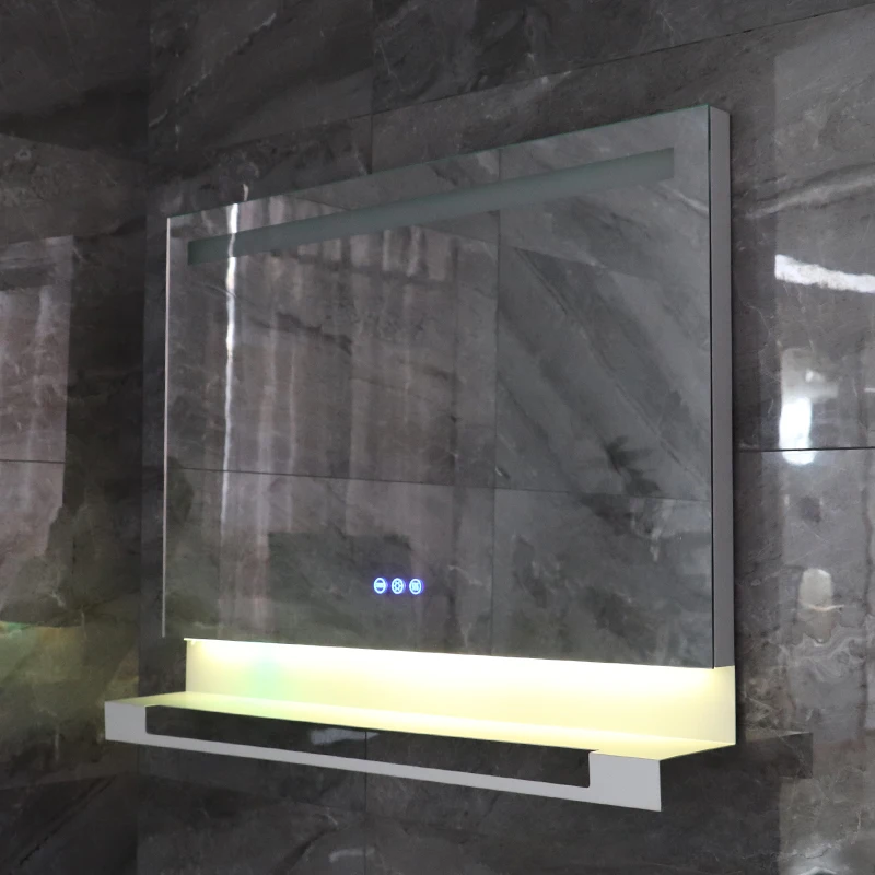 Made In China Bathroom Led Mirror Modern Design Style Touch Screen Vanity LED Light Washroom Mirror