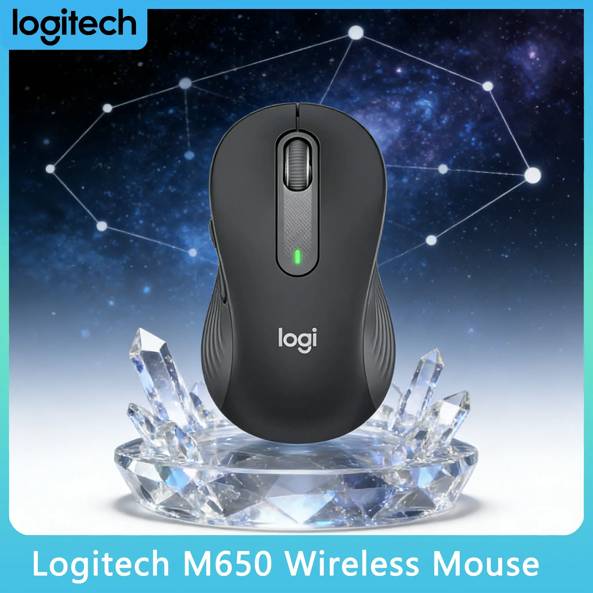 

M650/M650L Wireless Mouse, Solve Hand Fatigue for Long Work