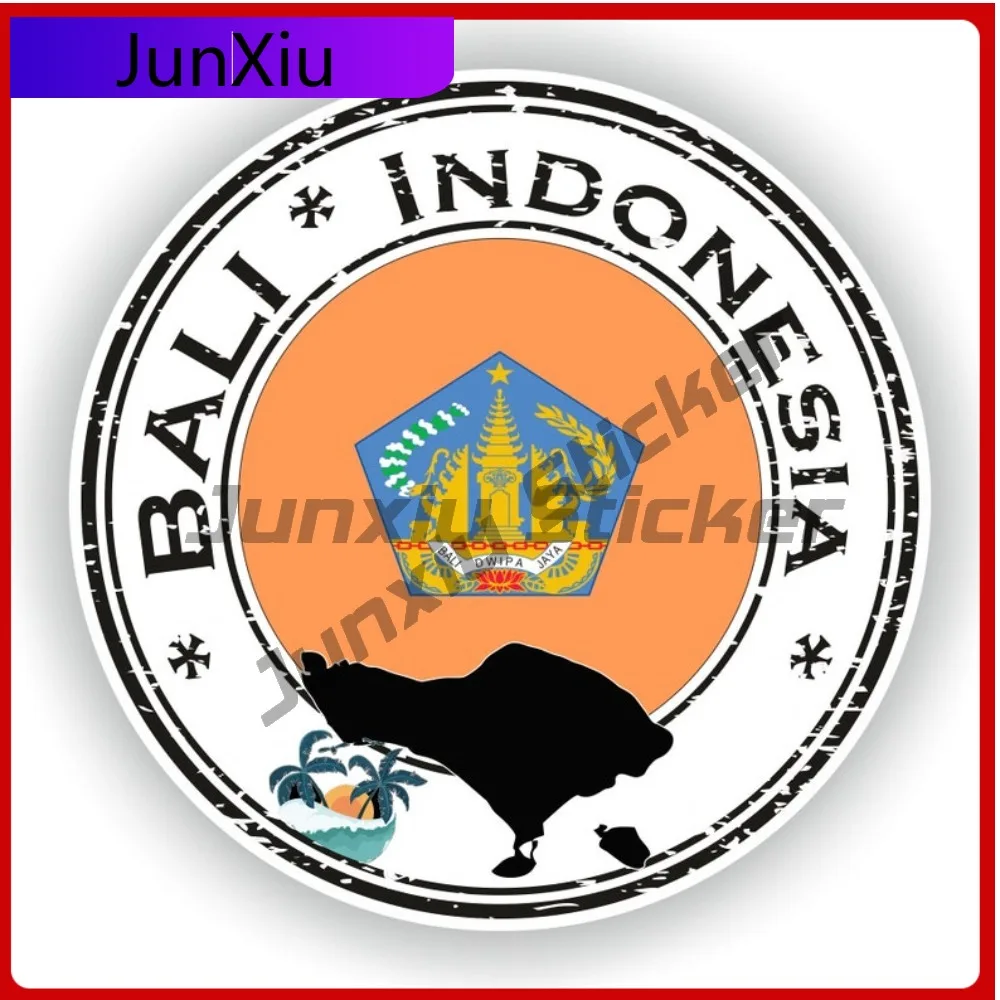 

Bali Seal Round Flag Artistic Auto Exterior Accent Designed For Use On Car Body Bumper And Windows
