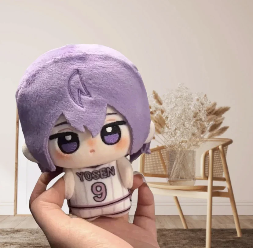 

Мягкая 10 см аниме Баскетбол Куроко Ацуши Мурасакибара плюшевая кукла-милый подарок на встречу другу или подарок на день рождения