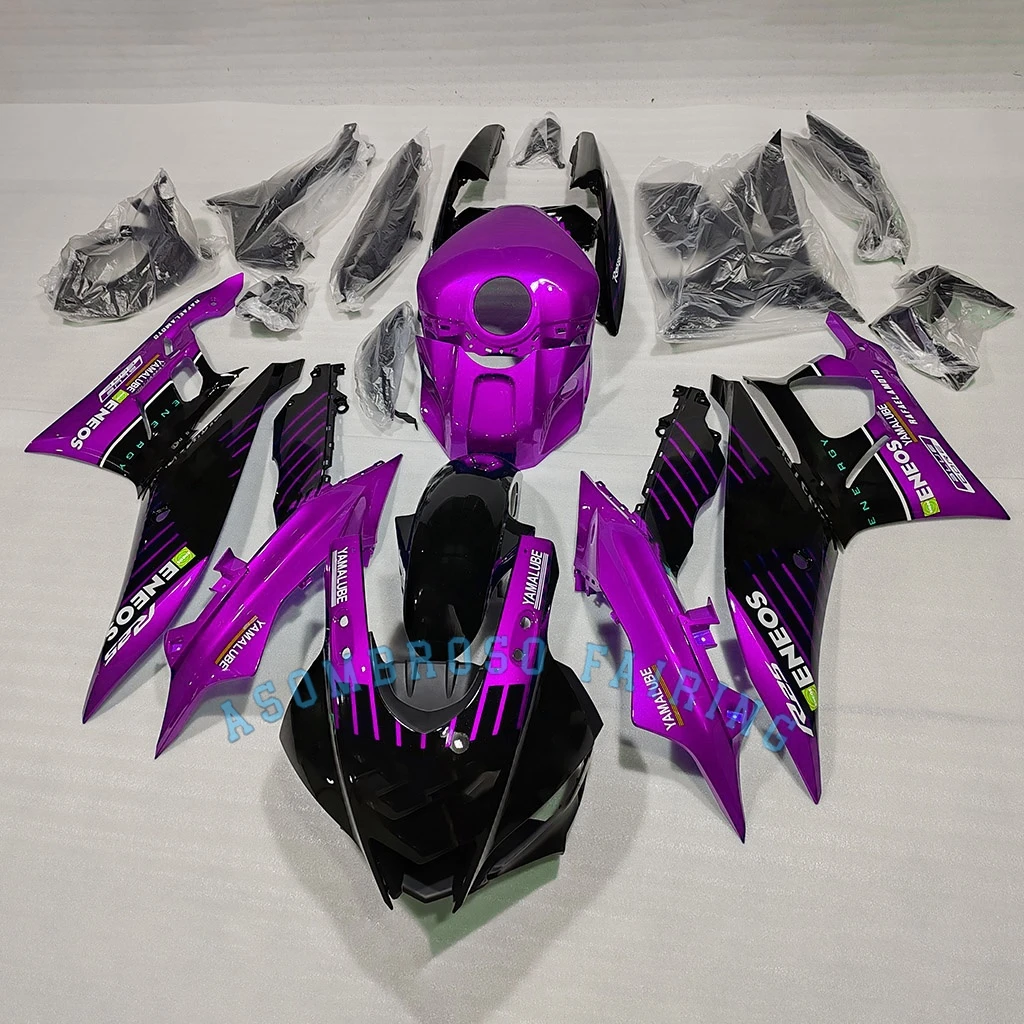 100% Fit Injectio Motorcycle Accessories for YAMAHA YZF R3 R25 19 20 21 22 23 SportBike Fairings Kit Shell Custom Purple Black