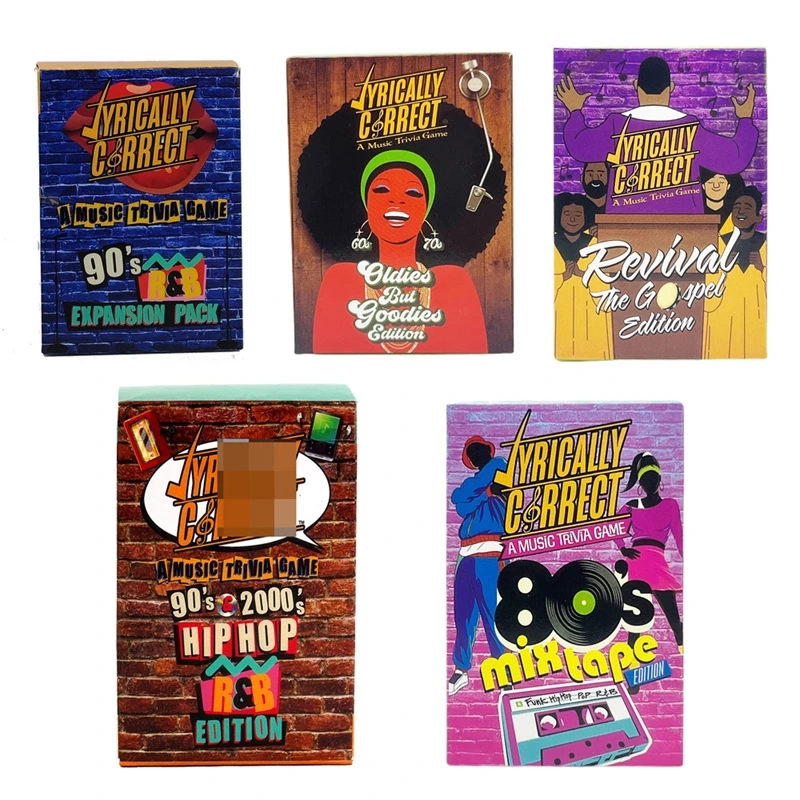 

Карточная игра с текстами песен в стиле хип-хоп для семейного вечера, для подростков и взрослых, настольная игра-разогреватель атмосферы, подарок на день рождения и праздники