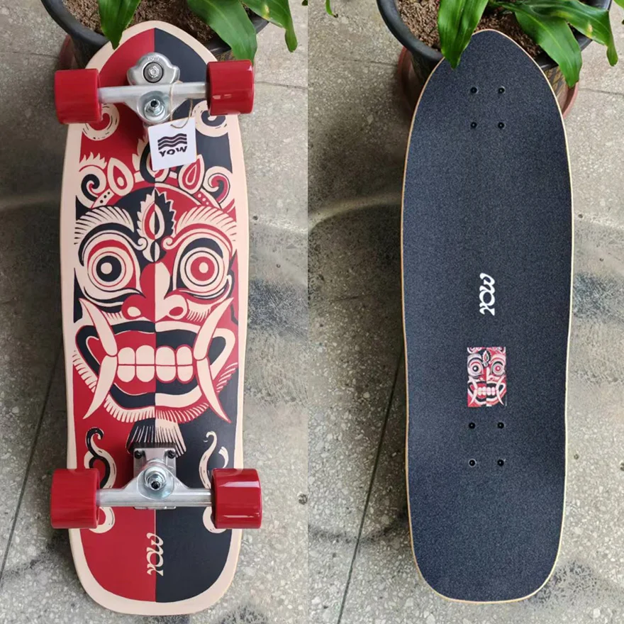 ชุดสเก็ตบอร์ดแลนด์เซิร์ฟ YOW พร้อมอุปกรณ์ครบชุด คุณภาพดี ระบบสปริง แบรนด์ดัง พร้อมทรัค ล้อ ลูกปืน และเครื่องมือ