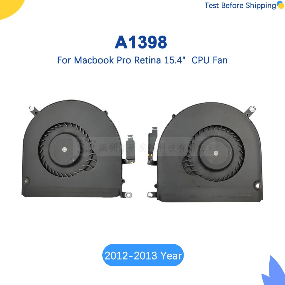 

Mid 2012 Early 2013 for MacBook Pro Retina 15" A1398 Left Right Side CPU Fan Cooler Cooling Fan MC975/976/831 ME664/665