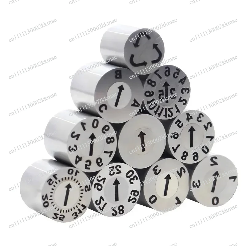10PCS Plastic Mould Fittings Date Stamp Mould Date Code Insert