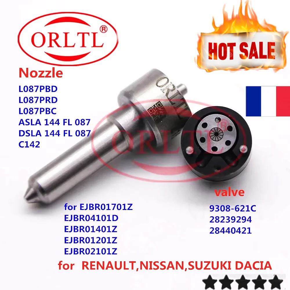 

КЛАПАН ИНЖЕКТОРА 9308-621C НАСАДКА (L087PBD) РЕМОНТНЫЕ КОМПЛЕКТЫ (7135-644) ДЛЯ EJBR01401Z EJBR01201Z EJBR02101Z EJBR01701Z EJBR04101D