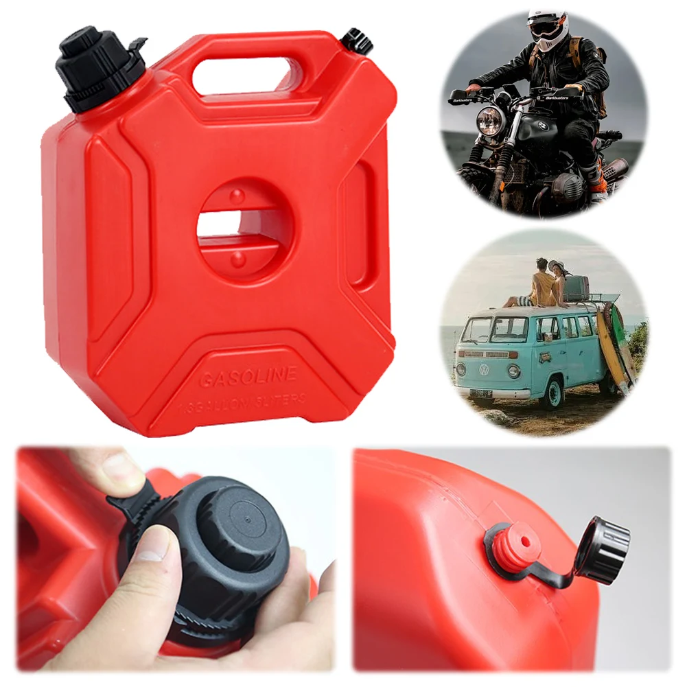 

5-литровая антистатическая переносная топливная бочка/контейнер для хранения топлива для лодок с подвесными моторами