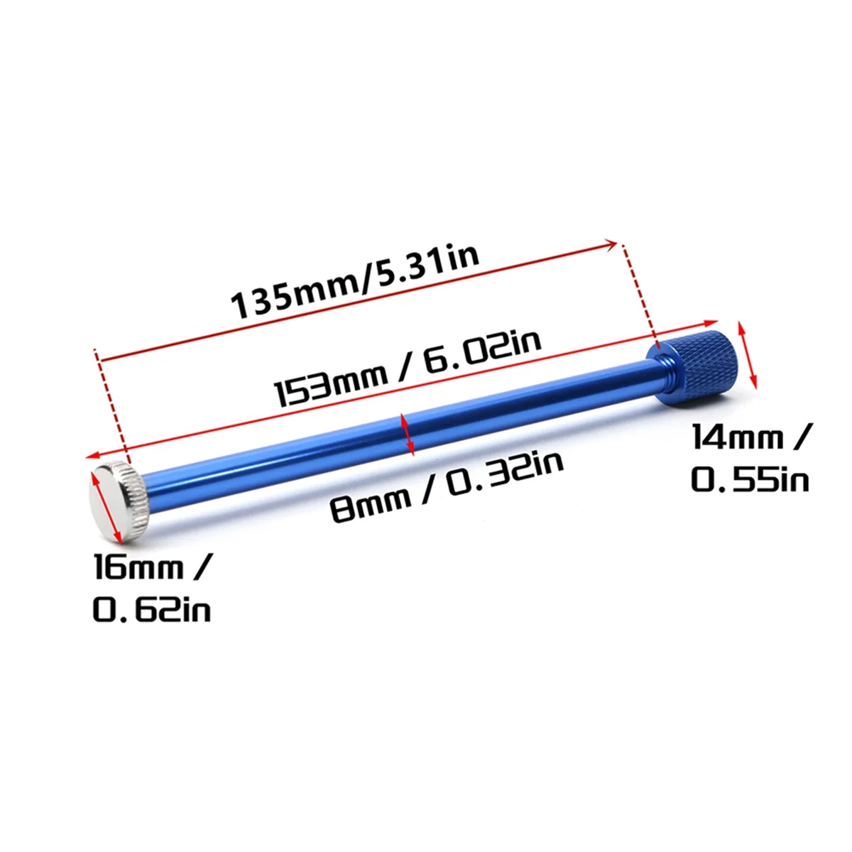 1/7 1/8 RC Car Accessories 17mm Hex Wheel Tires Storage Rod for ARRMA Redcat Team VRX RC