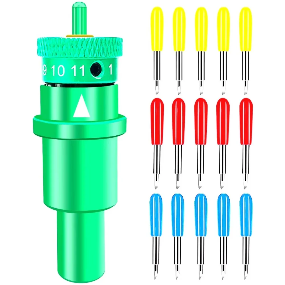 

30 45 60 Degree Plotter Blades Smooth Metal Vinyl Cutters Replacement Crafting Tool