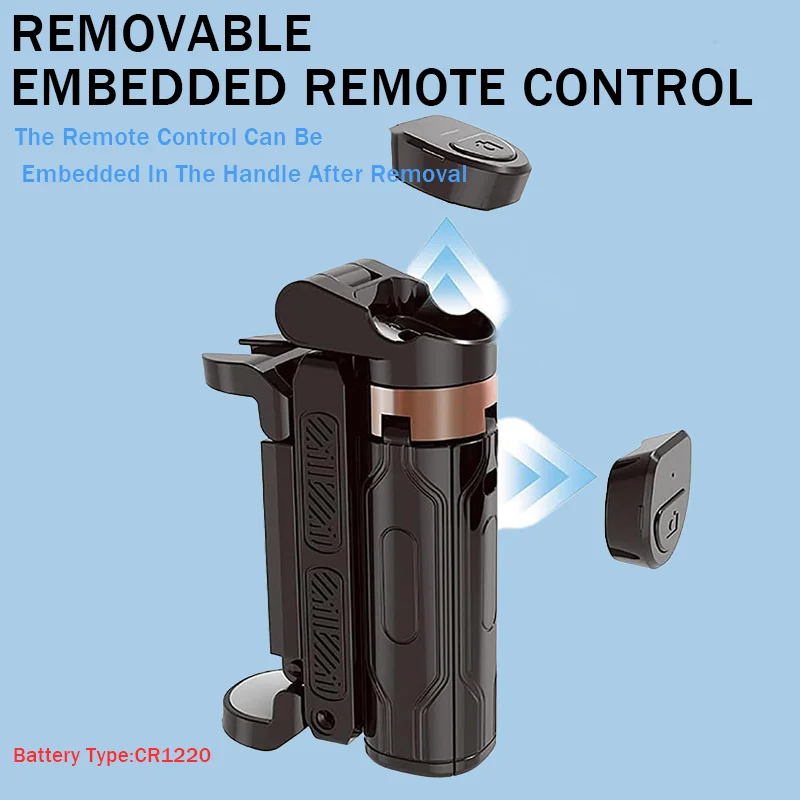 กระเป๋าแบบพกพามินิบลูทูธ Selfie Stick Telescopic ขาตั้งกล้องมัลติฟังก์ชั่นผู้ถือโทรศัพท์มือถือ Monopod แบบพับได้