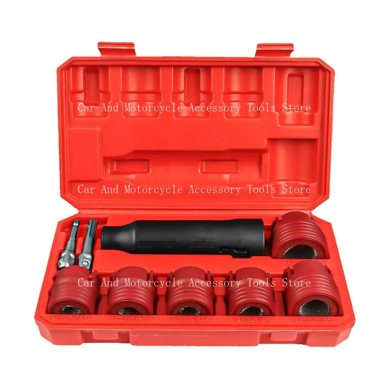 

Набор из 9 винтов ступицы колеса автомобиля, болтов, щетки для очистки от ржавчины, инструмент для удаления пятен в шинах