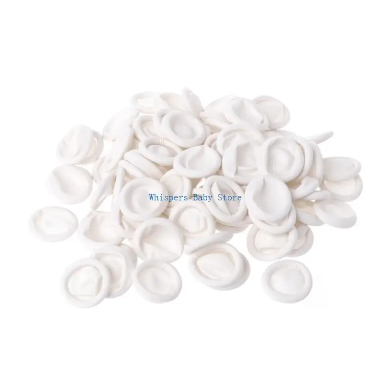 U90E 50pcs Antislip Latex Finger Cots For Sweat Resistances And Comfortable Finger Sleeves for Electronics Repairing Work