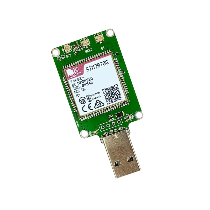 In Stock SIM7070G USB Donlge With FPC Antenna+GPS Antenna Global band SIMCOM LPWA module Cat-M/Cat-NB/GPRS/EDGE Module Modems