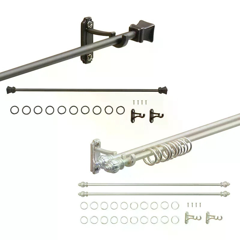 

1:12 Dollhouse Miniature Curtain Rod Metal Hook Up Rings Window Fitgs Furniture Model Decor Toy Doll House Accessories