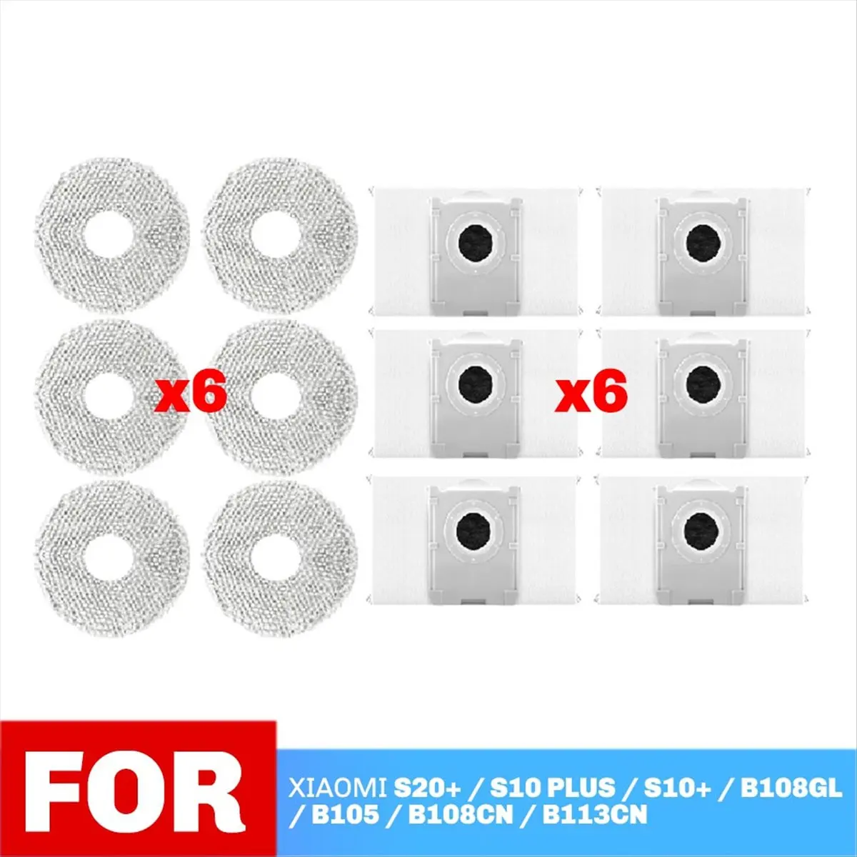 【BRAND NEW】For T50 OMNI / T50 PRO OMNI/ T50 Max Accessories Main Side Brush Filter Mop Cloth Dust Bag