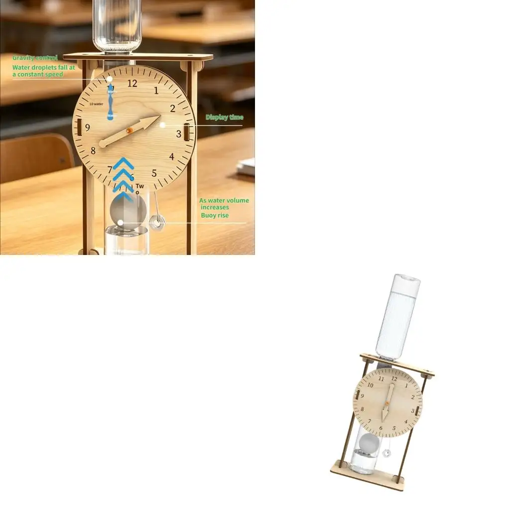Science Toy Water Drip Clock Physics Teaching Aid For Childrens Development