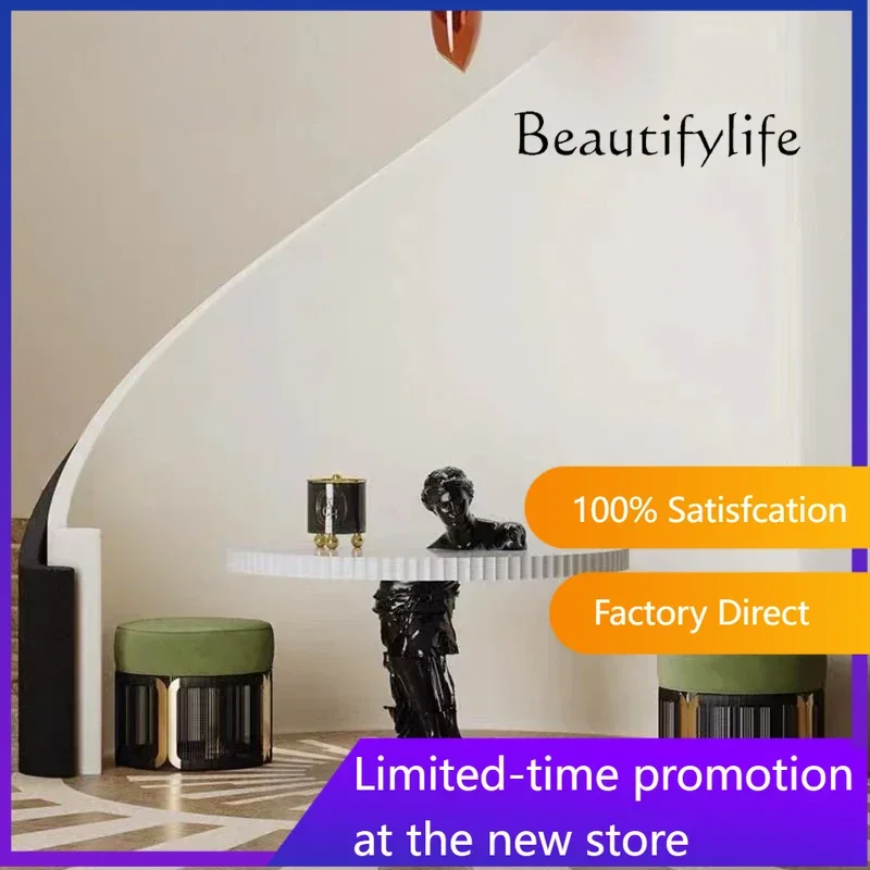 

N Nordic designer Vienna art sculpture tea table light luxury creative fiberglass hotel coffee table