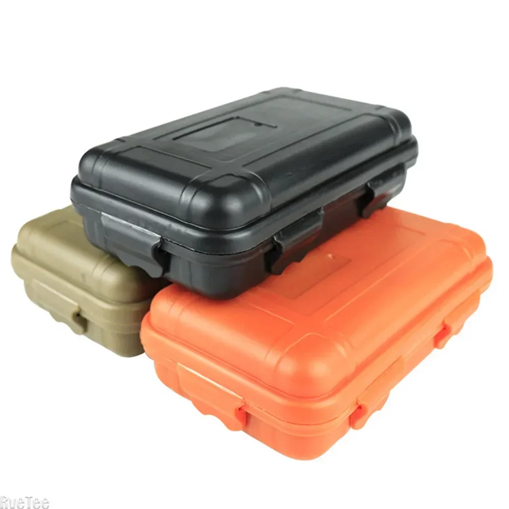 Mini Size Tool Box with Sponge Outdoor Plastic Waterproof Airtight Survival Case Container Camping Outdoor Travel Storage Boxs